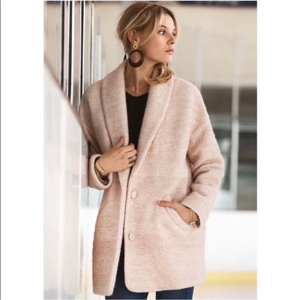 Sezane Bowie Coat - Pink